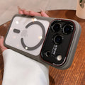 Large window suitable for iphone17 mobile phone case leica transparent magnetic suction apple 16/15promax/14 protective cover