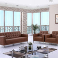 Modern office sofa minimalist leather office sofa coffee table set car 4s store boutique reception sofa