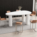 Microcement dining table designer restaurant coffee table wabi-sabi art minimalist tea table light luxury italian bar table