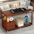 Movable tea table for home small tea table water kettle all-in-one tea cabinet tea cart kung fu tea set suit new chinoiserie coffee table