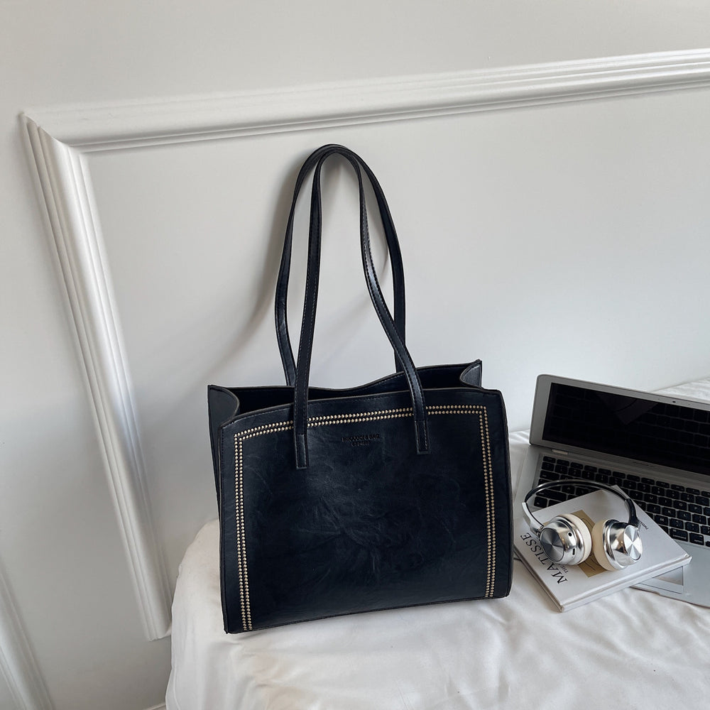 trend inssense of design 2025new arrivalretrocasualcasualsatchel bag easiest for match large capacity shoulder bag
