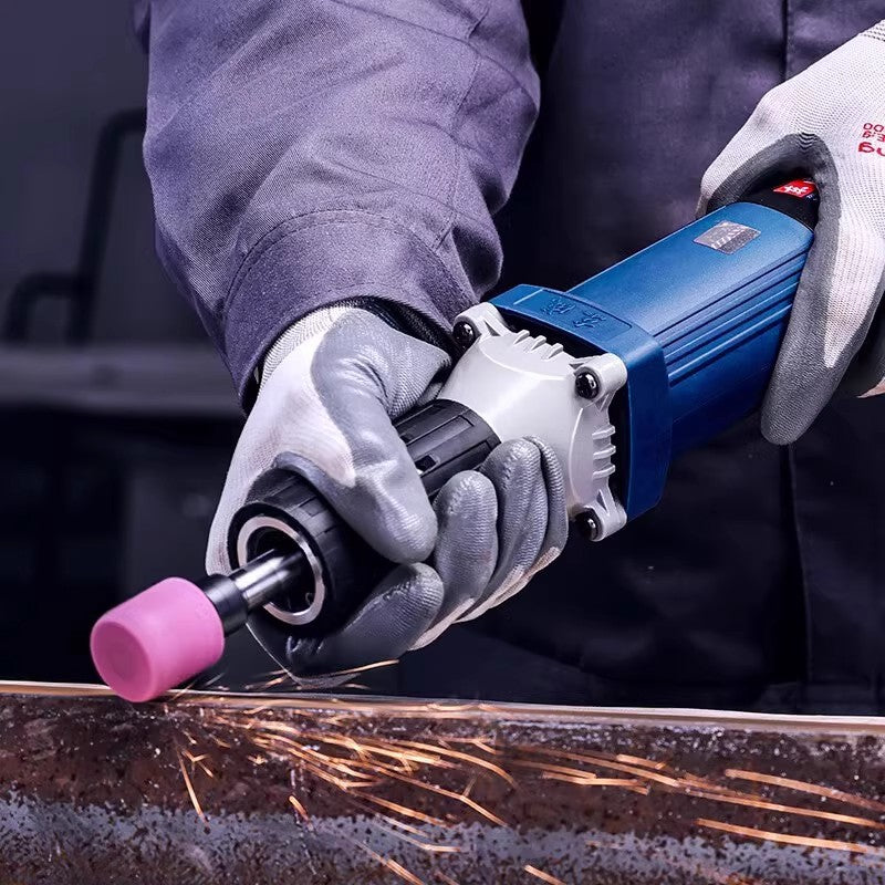 Dongcheng electric grinding head jade carving polishing electric grinder dongcheng tool handheld small straight grinder electric grinder