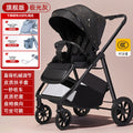 Tianrui baby stroller can sit or lie down, high view foldable lightweight baby stroller, two-way push stroller