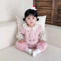 Spring clothes springoveralls clothes baby girl suitspring & fall onesie two-piece set outing clothes baby super cute