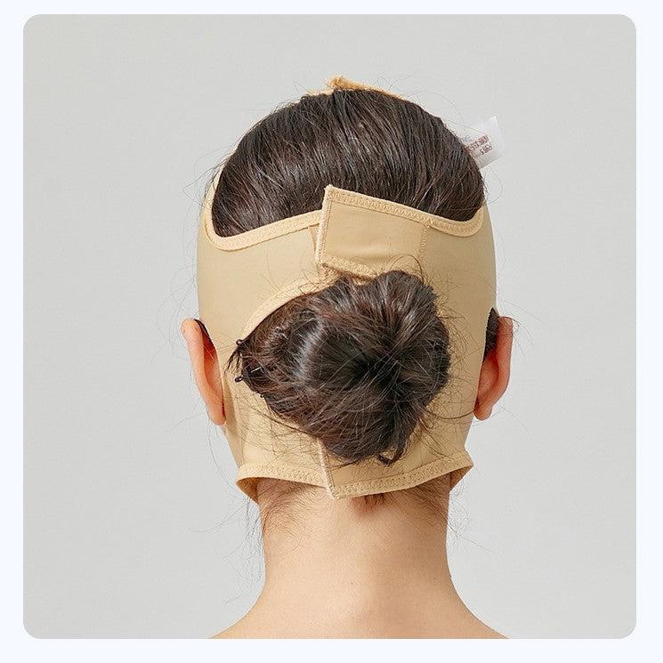 Post-facelift thread lifting small v-face mask, liposuction headgear, elastic bandage for lifting, firming, and reducing nasolabial folds and double chin