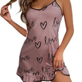 Summer plus size thin summer beauty back thin home wear sexy suspender skirt heartsexy lingerie