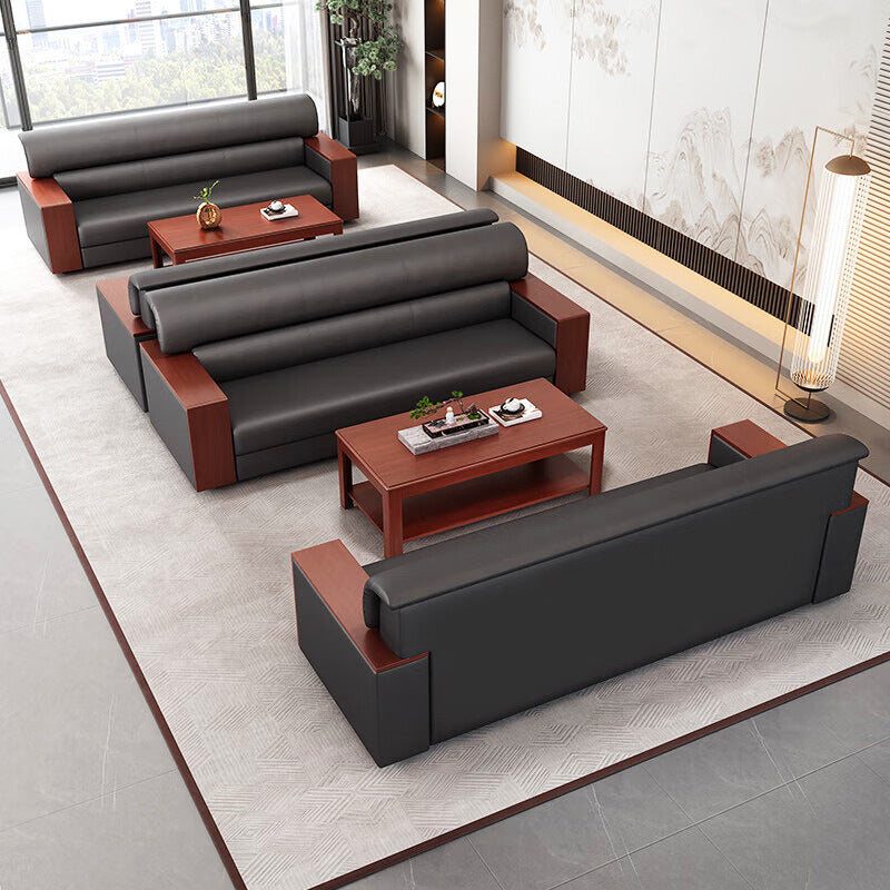 Saint li office sofa - executive office, reception, and meeting area - minimalist business sofa set