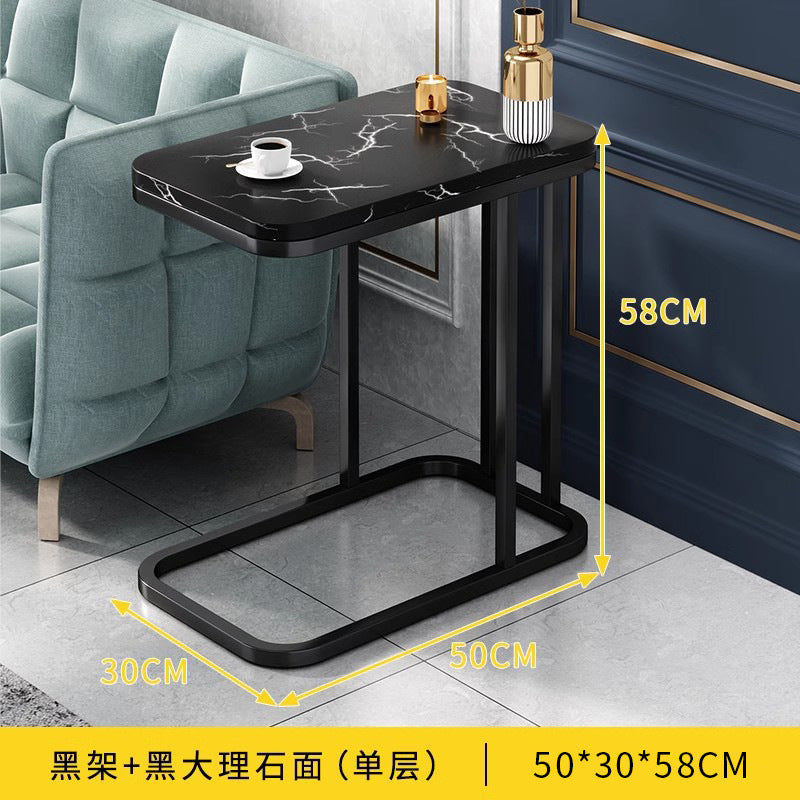 Sofa side table Mini small coffee table Living room Modern side cabinet Side cabinet Balcony storage Small table Light luxury square corner table