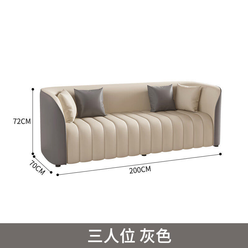 Saint-ly minimalist light luxury hotel lobby sofa set - lounge area, office reception area, meeting & negotiation space