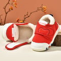 Baby first walker cotton shoes for girls and boys, ages 0-1-3 years, infant and toddler soft sole non-slip plush winter boots
