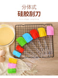 Baking tools: clear silicone cake separator spatula - small size, butter spatula, small offset spatula