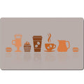 Kitchen drain mat diatom mud tableware drying mat countertop bar water-absorbent heat-insulating table mat coffee machine non-slip mat