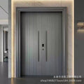 Cast aluminum door, entrance door, anti-theft door, finely carved cast aluminum door, double door, sub-door, class a entrance door, anti-theft door