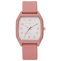 2025 new creative silicone strap student watch minimalist niche women's quartz watch wholesale silicone straps