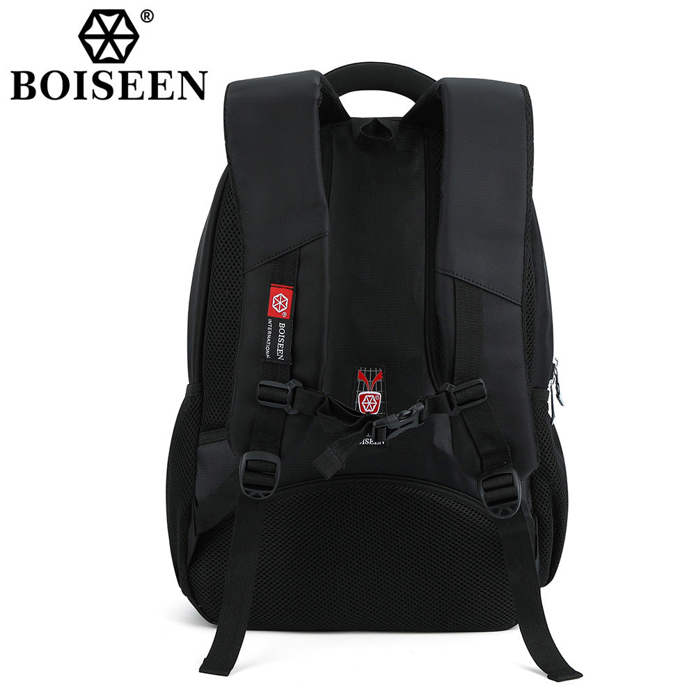 Boiseen2023 new men's backpack  large-capacity business travel backpack waterproof schoolbag manufacturer