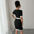 Amazon cross-border fashionfrenchaccessible luxury style intellectual dresssummer small fragrance sense of designeleganthigh waist midi skirt
