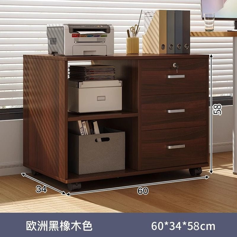 File cabinet table storage rack wooden side cabinet with lock storage cabinet storage cabinet office desk storage cabinet information cabinet