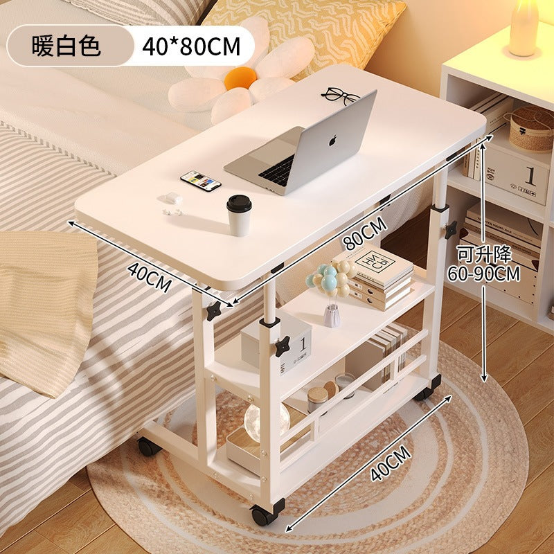 Bedside table movablelift computer table for home bedroom desk simple student dormitory bed small study table