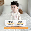 Baby heattechintimatessuit autumn clothes long-sleeve pure cotton infant high waist belly protection suit kids separates bottom spring & fall