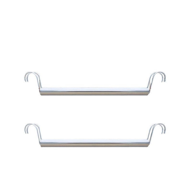 Shelf Wardrobe Stainless Steel Accessories Clothes Rod Open Hanger Floor Easy Assembly Indoor Wardrobe Storage