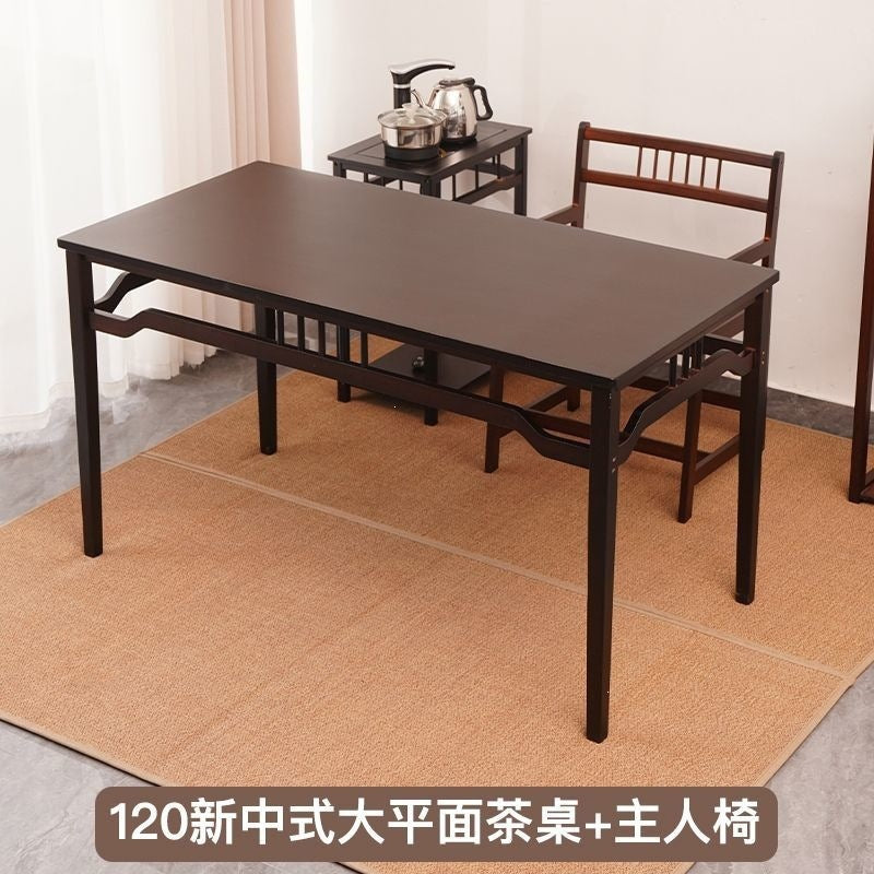 New chinoiserie tea table and chair combination office kung fu coffee table for home living room balcony tea table tea table