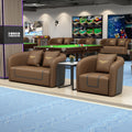 Billiard room rest area viewing chair, table tennis hall special viewing sofa, classy billiard club casual viewing sofa