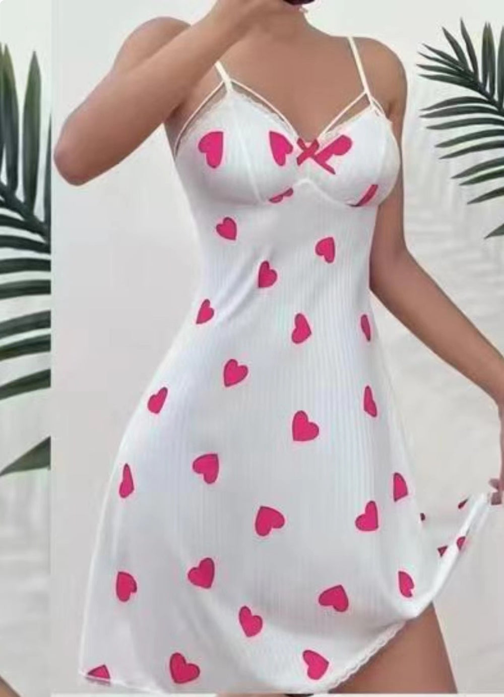 Sexy lingeriefashionexportsexyintimates factory heart-shaped suspender dresssexy nightgown cross-border