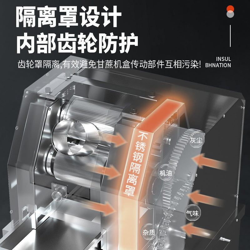 Commercial sugarcane juicer - fully automatic vertical sugarcane juicer machine - electric freshly squeezed sugarcane juice machine - direct from the manufacturer