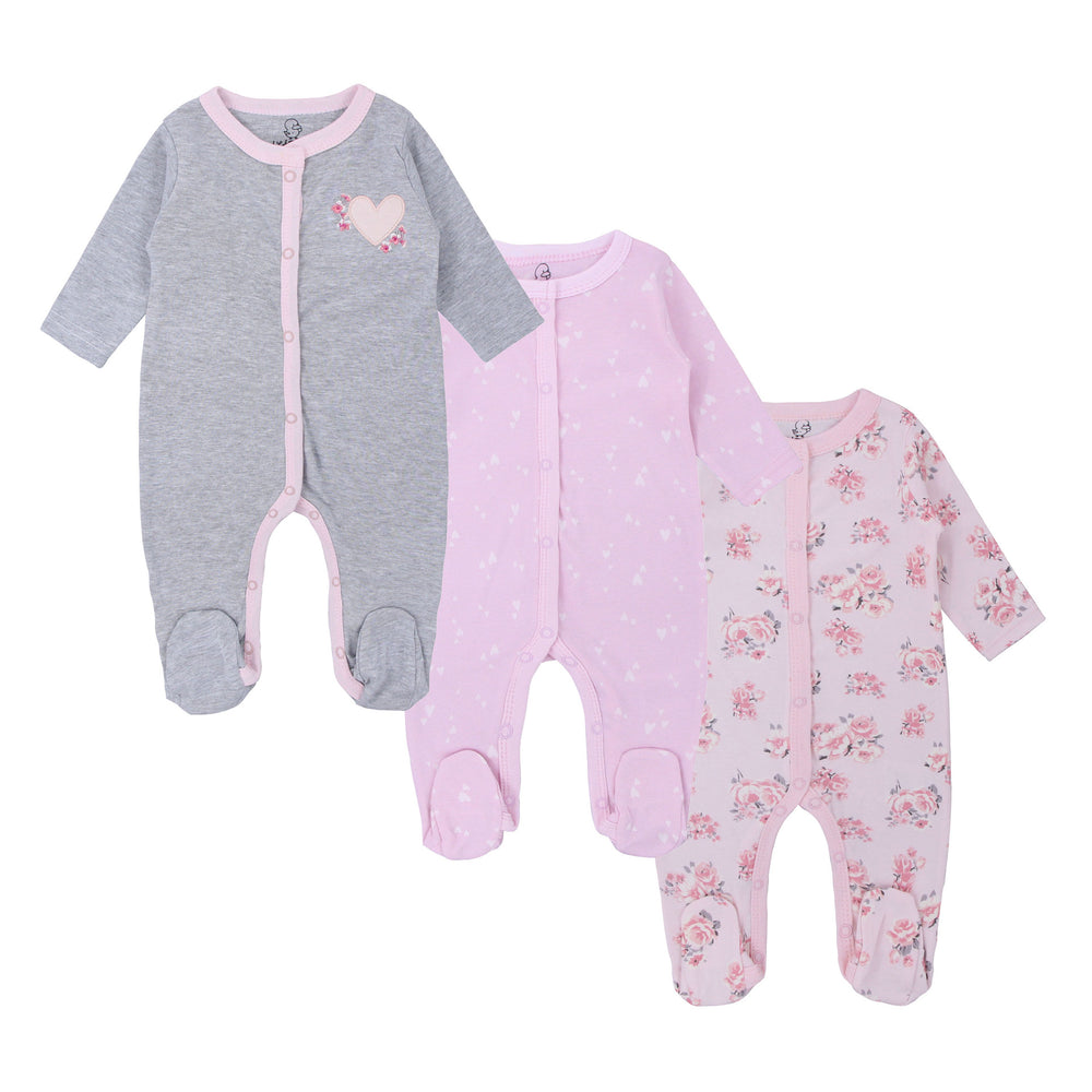 Newborn romper bodysuit - all seasons pure cotton baby long sleeve onesie - infant sleepwear outfit - baby clothes