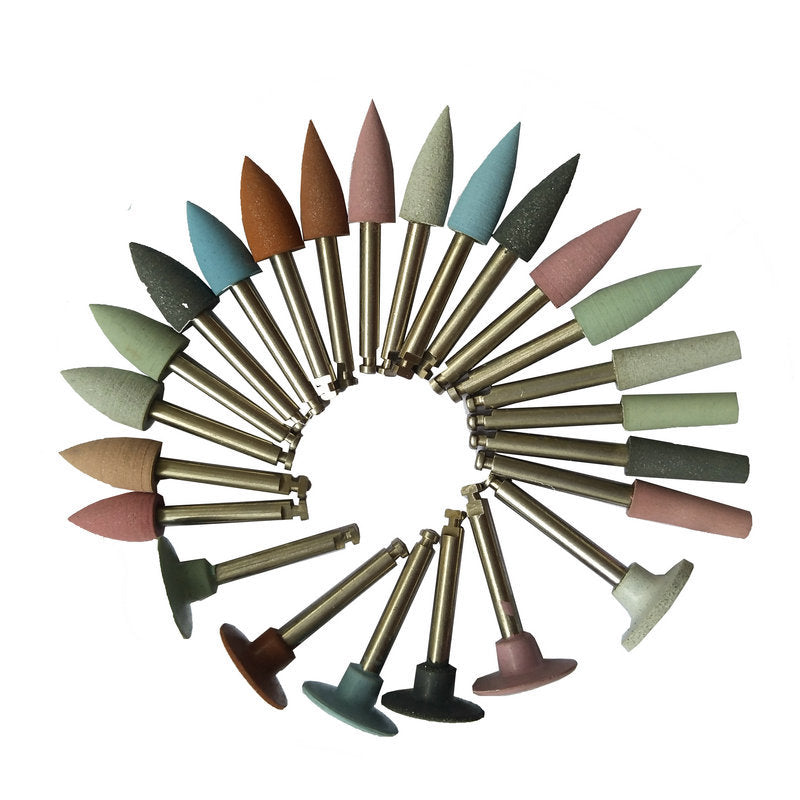 Commercial Dental Grinding Head Silicone Rubber Low Speed Mobile Phone Bending Head Polishing Wheel Grinding Head Hair Wheel Polishing Disc Needle Crack Drilling