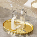 Classy accessible luxury student tooth cup for home plastic toothbrush cup couple wash cup toothbrush cup mouthwash cup