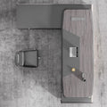 Boss desk office desk casual modern president manager desk supervisor table and chair combination light luxury executive desk office furniture