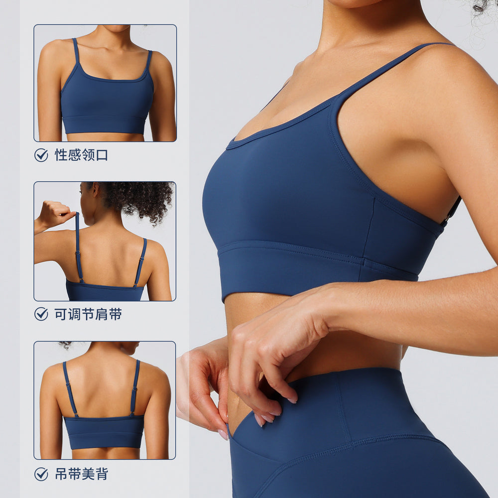 new arrival bubble wrap sports intimates adjustable suspender beautiful back sports vest women's running fitness yoga bra
