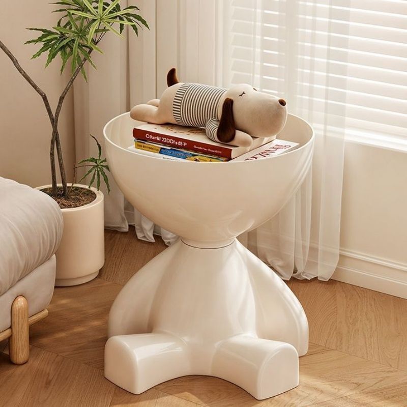 Bedside table casual modern bedroom small alternative creative plastic black side table small table coffee table storage rack