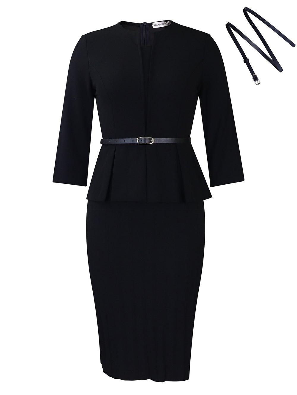 D3255  cross-border winter women's v-neck ruffle high-waisted slimming ol commute pencil skirt foreign trade dress