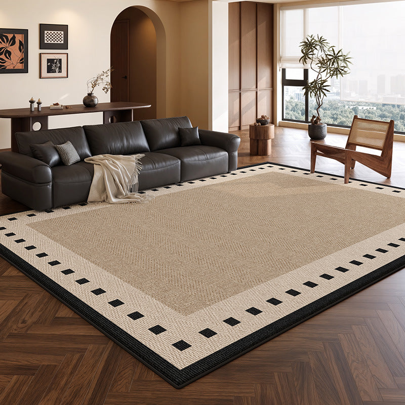 Removable and washable carpet living room medieval style bedroom full floor large area retro style double layer machine washable home carpet