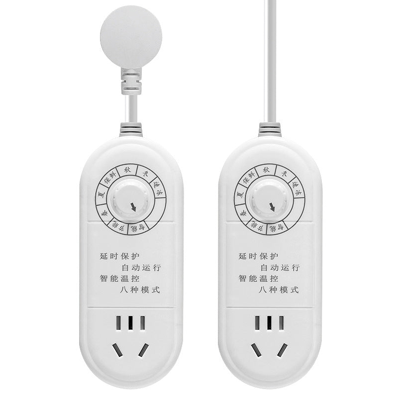 Smart refrigerator power strip - energy saving, timer, and temperature control for home, dorm, and commercial use