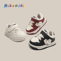 spring/autumn new korean style boys' baby shoes, white sneakers, first walking shoes, children's athletic shoes, unisex kids' skate shoes