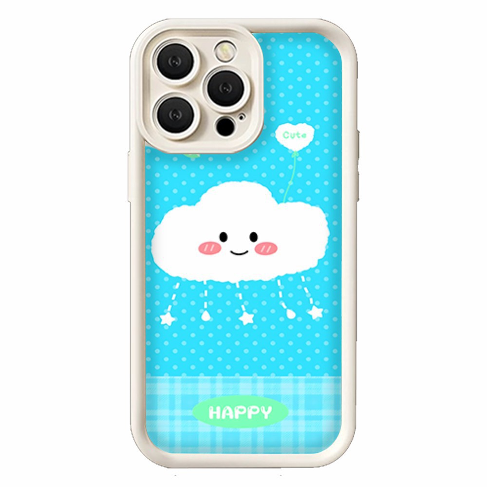Custom painted phone case - cartoon design for iphone 16, solid color apple 15, diamond sand diy phone 14 soft case