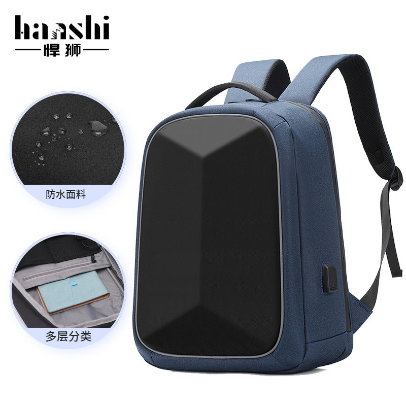 Cross-border business men's backpack high-end fashion travel backpack women's backpack waterproof schoolbag commuter computer bag