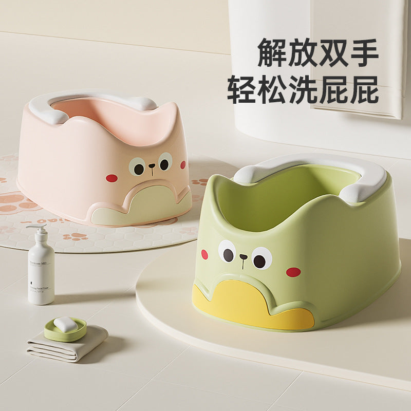 Kids' bottom washing basin - gentle cleansing for baby girls & boys