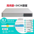Rolled natural latex mattress with independent coils - compressed roll-packed, extra thick, and ultra-soft mattress