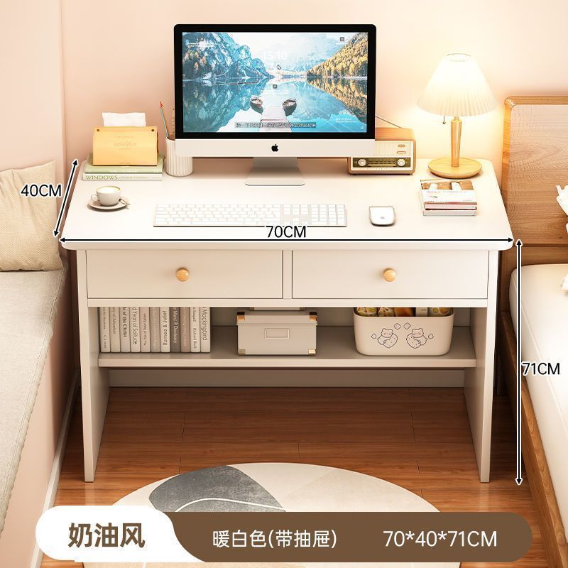 Corner desk bookshelf combo - all-in-one home study desk with drawers for students, high schoolers, and computer use