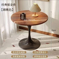 Tulip round table, round dining table, small apartment home living room coffee table, negotiation table, popular tea table, casual table and chairs