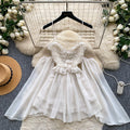 Korean style commute chic pink sweet spaghetti strap dress - women's summer ruched off-shoulder elegant high-end girly dress