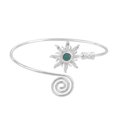 Wholesale vintage sunflower bracelet - european & american cross-border metal jewelry - women's high-end adjustable open bracelet/arm ring