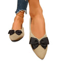 new arrivalplus size women's shoes fly woven slip-on bowscasual breathable knitting slimming look pointed toe flatsflats