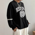 In-stock - 73093#  cross-border women's fashion european & american style ins trendy crewneck printed long sleeve sweatshirt