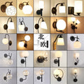 New arrival bedside wall lamp accessible luxury wall lamp wall for homepopular art bedroom bedside lamp hanging wall hanging