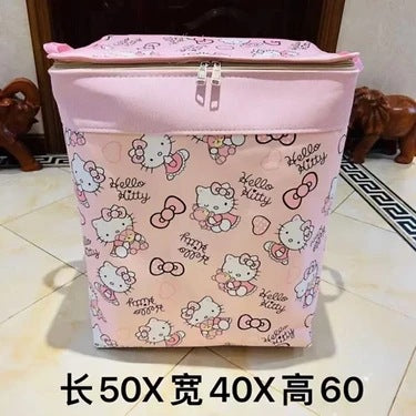 3-layer thickened quilt and clothing dust-proof storage bag insfor home moving packing storage box clothing storage basket